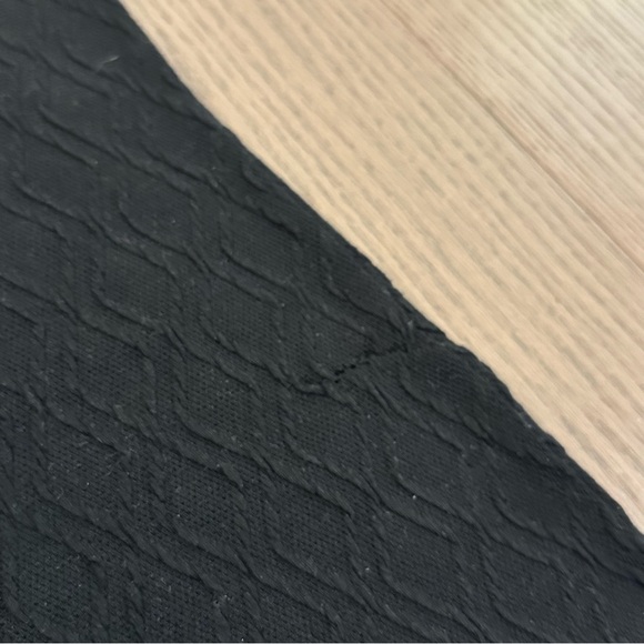 H&M Textured Haltered Neck Black Coverup Dress - Picture 4 of 6